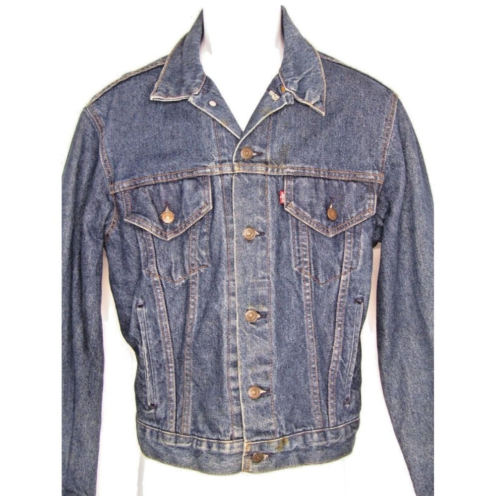 VTG Men’s Levi's 70506 0216 Trucker Denim Jacket Size 44 Made In USA 80s 90's
